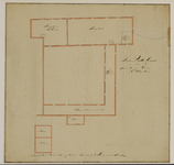 216488 Plattegrond van de derde verdieping met zolder van het St. Catharijneklooster met aangrenzende gebouwen (Lange ...